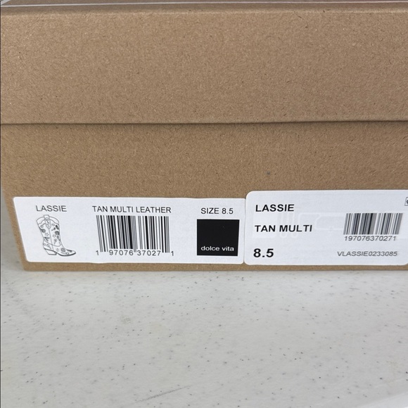 Dolce Vita Women's Lassie Western Boot Sz 8.5 Tan/ Multi - Picture 9 of 12